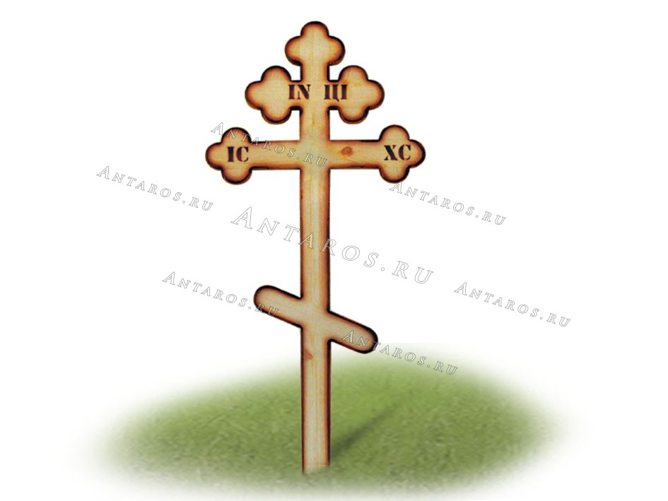 Крест, Сосна (светлый лак) КДЛ - 19с