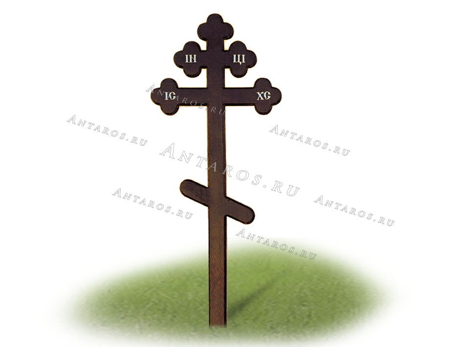 Крест, Сосна (тёмный лак) КДЛ - 19т